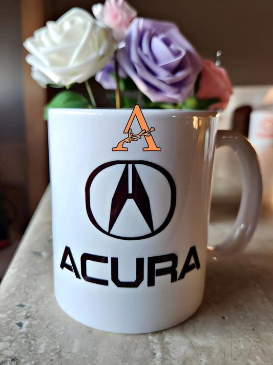 Premium Acura Logo Coffee Mugs Ceramic Material 11oz
