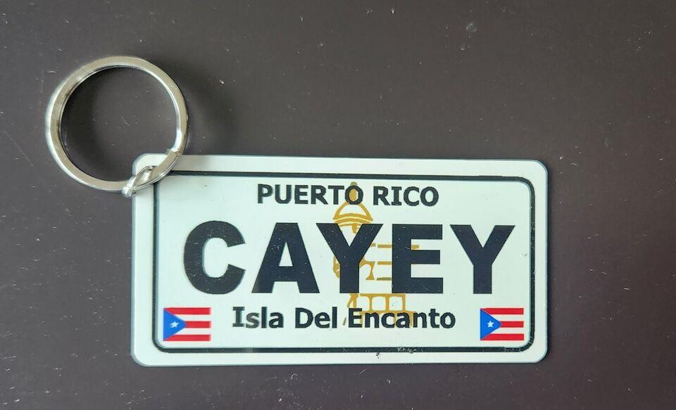 Cayey Puerto Rico Material Personalized Aluminum Keychains - Alexa Creation