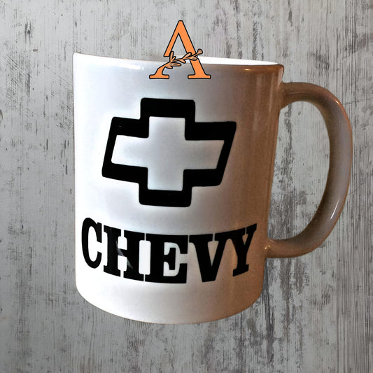 Premium Chevy Logo Coffee Mugs Ceramic Material 11oz